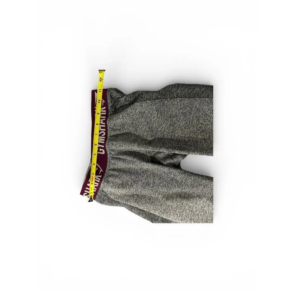 GYM SHARK Flex High Waisted Contour Full Length Leggings Gray Size S Active